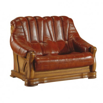 Classique Deux canapés canapés rembourrés Sofa 2 places Canapés en cuir