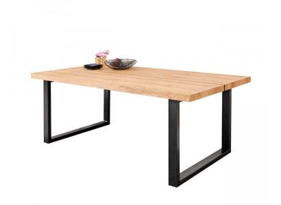 Pieds en métal Table en bois naturel nouveau Classique s Abat-jour de grenier coulissant 180x90