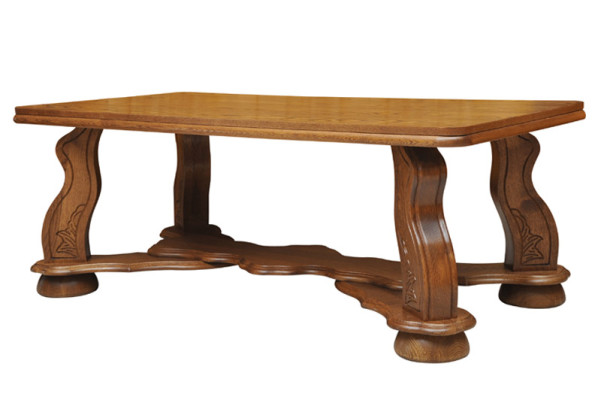 Table en bois massif Classique r Table basse Canapé Tables d'appoint en bois Artisanat.