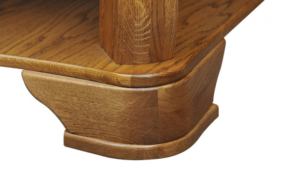 Artisanat Table d'appoint en bois véritable Canapé Table de salon classique