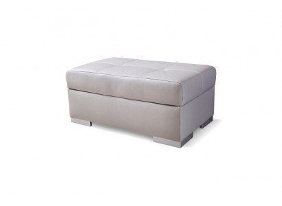 XXL Repose-pieds Club Lounge Décor Tabouret Cuir Textile Ottoman Designer Pufa