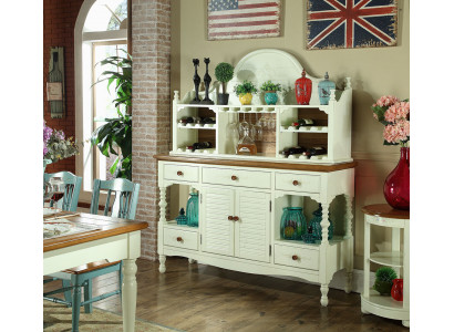 Meuble de buffet Commode Buffet en bois Planche latérale Armoire en bois pour le salon Luxe