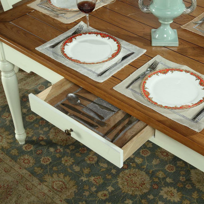 Table à manger 6x Chaises Ensemble de salle à manger Groupe Suite Table Groupe de sièges 7 pièces Bois neuf