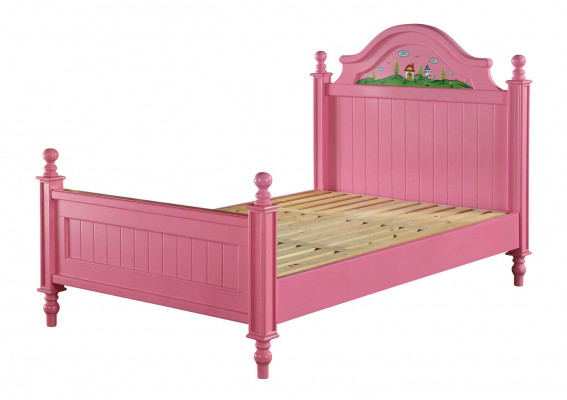 Conception de literie de luxe hotel double en bois pour chambre à coucher 120x200cm nouveau