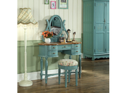 Coiffeuse Tabouret Console Coiffeuse Tables Console Secrétaire Miroir 2 pièces