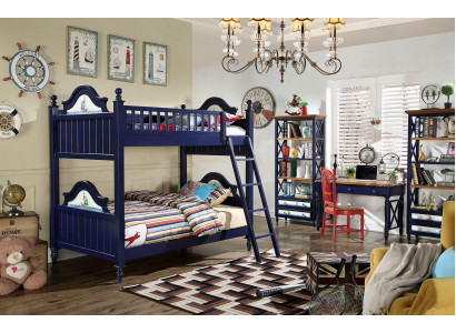 Lit superposé classique Lit enfant Lits Chambre d'enfants Lit Lit mezzanine