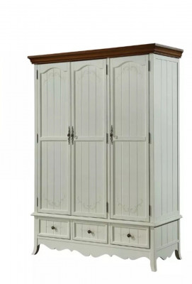 Armoire en bois de style classique pour chambre de maison de campagne - Meubles en bois.
