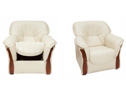 Fauteuil TV à accoudoirs classique Canapé 1 place Canapé Designer en textile Tapisserie