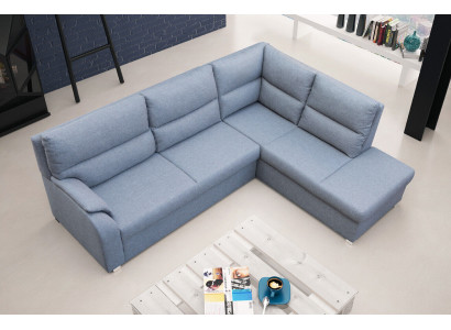 Canapé-lit, canapé d'angle, canapé, canapé en tissu, canapés d'angle, canapés, paysage vivant, canapé en forme de L.