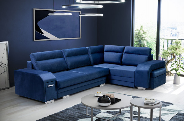 Canapé d'angle Canapé Sofa Tapisserie Coin Paysage de vie Salon Canapés Canapés Tissu neuf