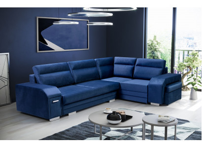 Canapé d'angle Canapé Sofa Tapisserie Coin Paysage de vie Salon Canapés Canapés Tissu neuf