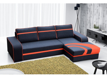 Canapé-lit Canapé d'angle Canapé avec fonction lit et rembourrage - Ensemble moderne avec fonction de couchage nouveau