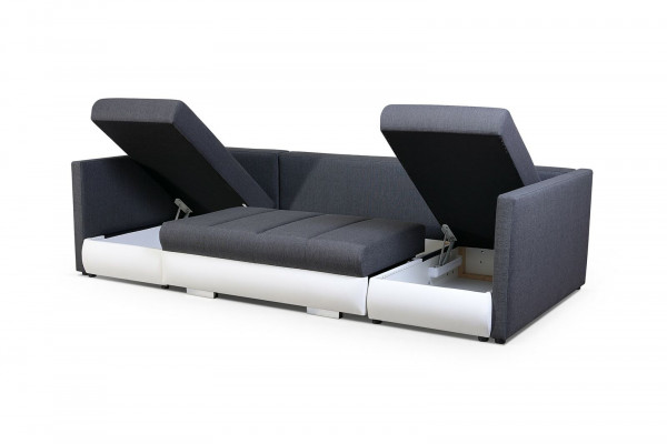 XXL Sofa d'angle de style de vie canapé canapé suite coin designer en forme de U nouveau