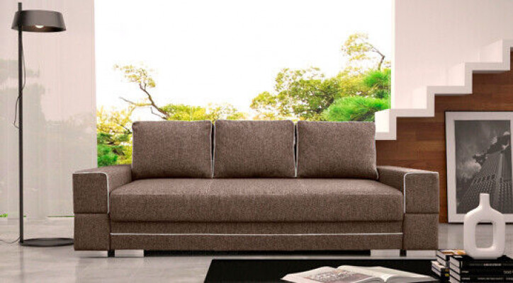 Canapé-lit pliant canapé 3 places fonction de couchage + base de lit canapé canapé pliant sofa