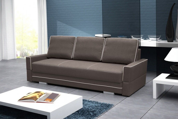 Canapé-lit canapé pliant 3 places fonction de couchage + sommier de lit canapé convertible canapé pliant
