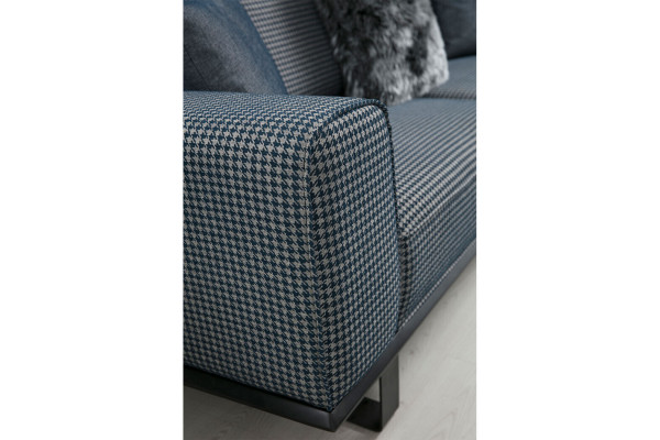 Mobilier de salon luxueux du designer, fauteuil Chesterfield trois places