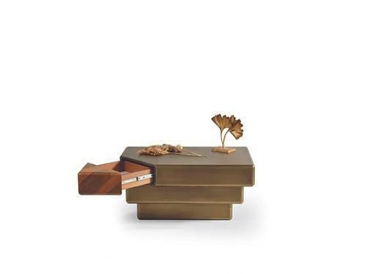 Table basse Marron Table de salon Table de luxe Tables basses Table d'appoint Table