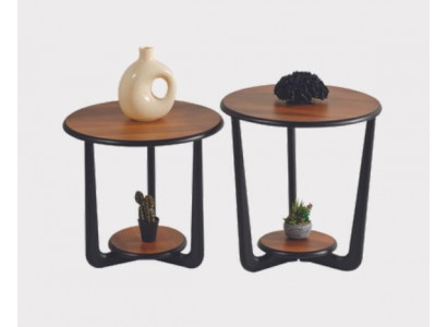 Ensemble de 2 tables basses Tables d'appoint Design Table basse de salon Tables