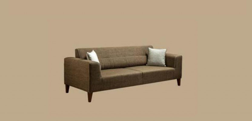 Sofa de salon 3 places Canapé Trois places Canapé en tissu Textile