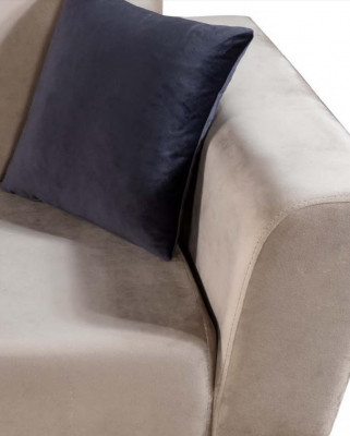 Le salon canapé Design Trois places Moderne Canapé Beige Siège en tissu