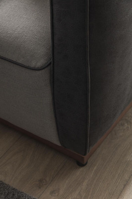 Canapé d'angle Canapés en L-forme Grand canapé d'angle Salon Polyester Moderne Luxe Tissu neuf