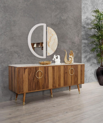 Sideboard Commode Buffets Mobilier Hôtel Nouveau Design Consoles de Luxe Table Console
