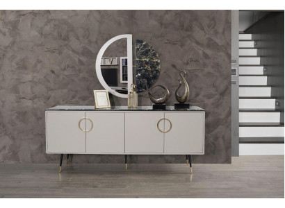 Bahut Commode Meuble Meuble télé Meuble de salon Armoire Étagère Commode Support TV Bois