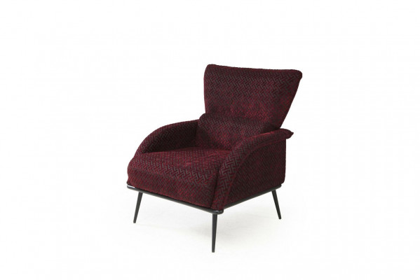Fauteuil une place 1 siège en tissu fauteuil moderne salon Meubles Textile Club Chair