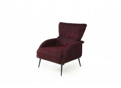 Fauteuil une place 1 siège en tissu fauteuil moderne salon Meubles Textile Club Chair