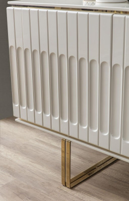 Meuble TV de luxe Salon Meuble TV Buffet Sideboard Commode Unité murale Moderne Nouveau