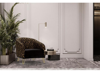 Fauteuil canapé Simple Seater Relax 1 Siège Fauteuil de club Tissu Moderne Salon Velours nouveau