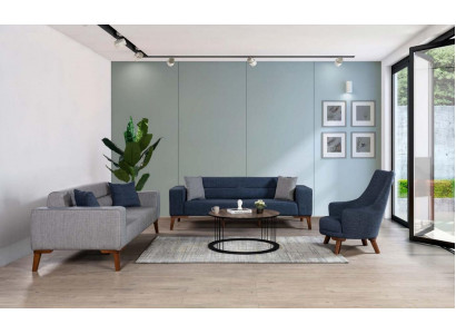 Sofas Modern Suite 331 Siège Textile Complet et Ensembles de Meubles