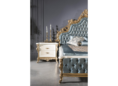 Table de chevet beige Élégant Mobilier Moderne Belle nouvelle chambre de luxe de tables de chevet