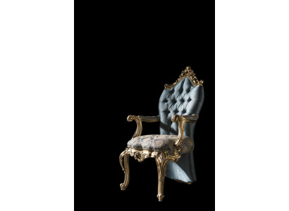 Chaise Bleue Élégante Chaises Modernes en Bois Tissu Design Luxueux Métal Nouveau