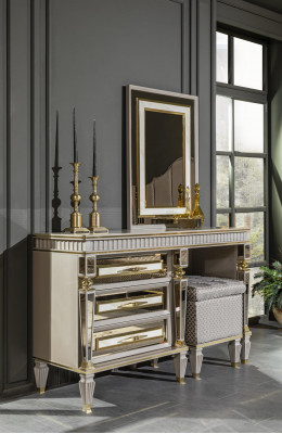 Tabouret rembourré gris Tabouret Repose-pieds Chambre Ottoman Tabouret Pouf