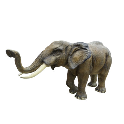 Figure grandeur nature de l'éléphant Décoration Statues Sculpture Figurines d'Éléphants 200cm