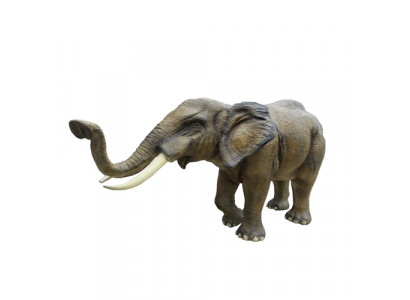 Figure grandeur nature de l'éléphant Décoration Statues Sculpture Figurines d'Éléphants 200cm