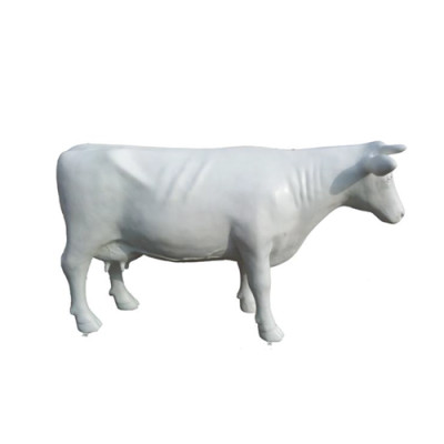 Statue de vache grandeur nature pour la décoration de jardin Figurines décoratives 250cm vache