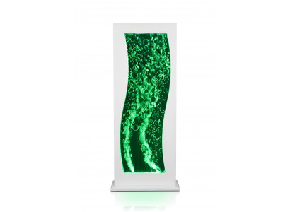 Colonne d'eau mur d'eau cascade partition LED de design de luxe ameublement métallique