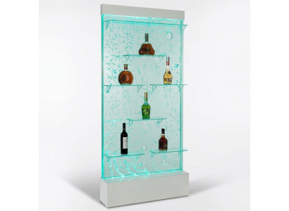 Étagères Concepteur Eclairé Led Mur d'Eau Étagère Bar Colonne Comptoir Colonnes d'Eau