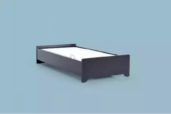 Lits design Lit pour enfants Lit de jeunesse meubles en bois avec matelas doux 100x200cm