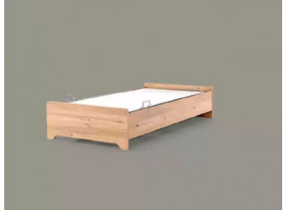 Lits design lit bébé brun lit de jeunesse moderne meubles en bois 100x200cm