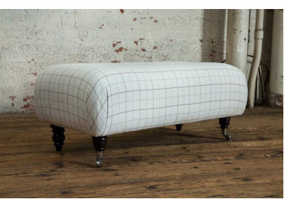 Chesterfield pouf ottoman tabouret classique repose-pieds fauteuil classique banc neuf