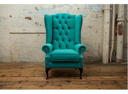 Chesterfield fauteuil à oreilles Canapés rembourrés Fauteuil classique de classe supérieure #201