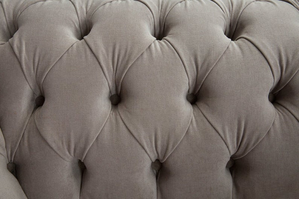 Chesterfield Grand Design Textil Salon Canapé Sofa Rembourrage 1 Siège Cuir #146