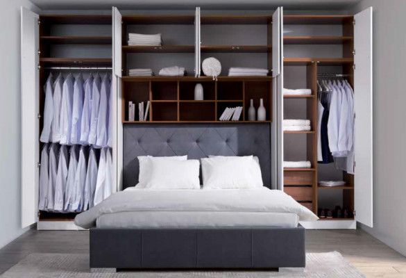 Armoire Lit Lits Placard Rembourrage Armoires Garde-robe Chambre à coucher neuf