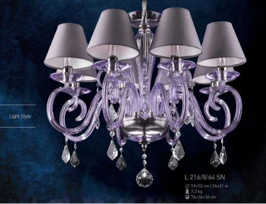 Suspension à lustre Bohème Lampe en cristal Lampes Luminaire Plafonnier Chandelier Luminaire