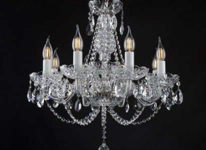 -Lustre lampe suspension cristal lustre Bohême plafonnier