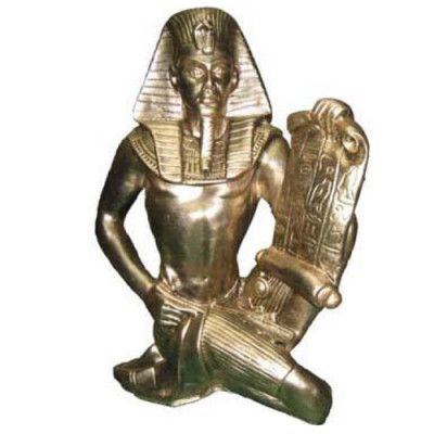 Égypte sculpture Ramsès II statue en plastique figurines statues style antique 25 cm