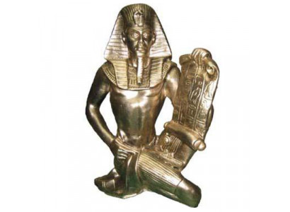 Égypte sculpture Ramsès II statue en plastique figurines statues style antique 25 cm